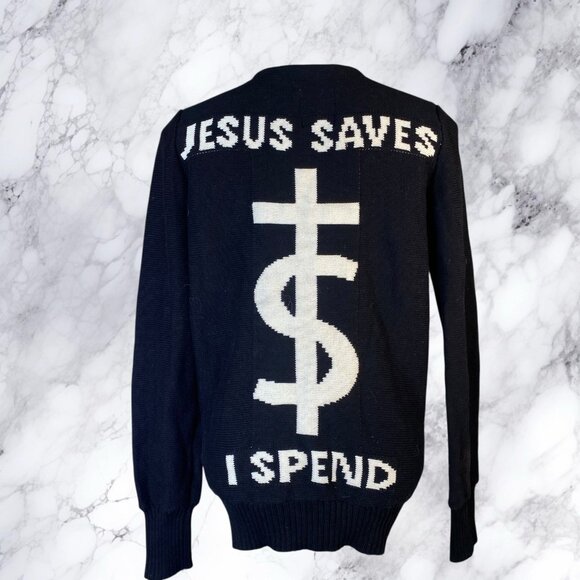 UNIF Jesus Saves I Spend Cardigan - Picture 7 of 12